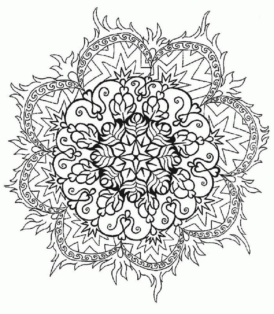 Mandalas Abstraits 149
